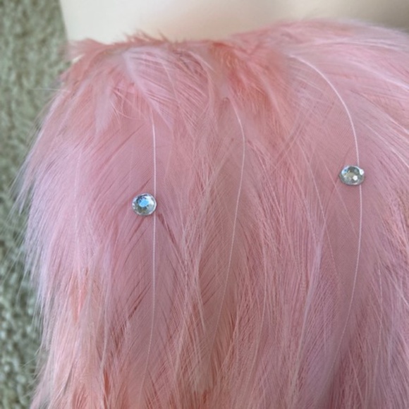 1950's Pink feather Fascinator - Picture 8 of 12